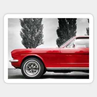 US car classic Mustang 289 1966 Sticker